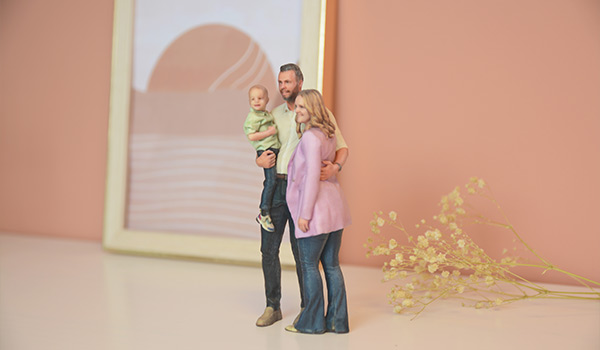 3D beeldje van je gezin